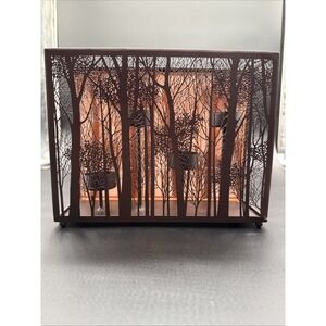 Yankee Candle Forest Tea Light Votive Holder For 4 Tea Candles